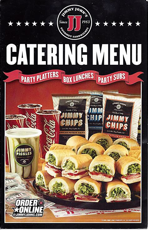 jimmy john's party platter price